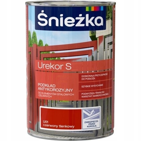 

Śnieżka Urekor S 0,8L Podkład Antykorozyjny Czerwo