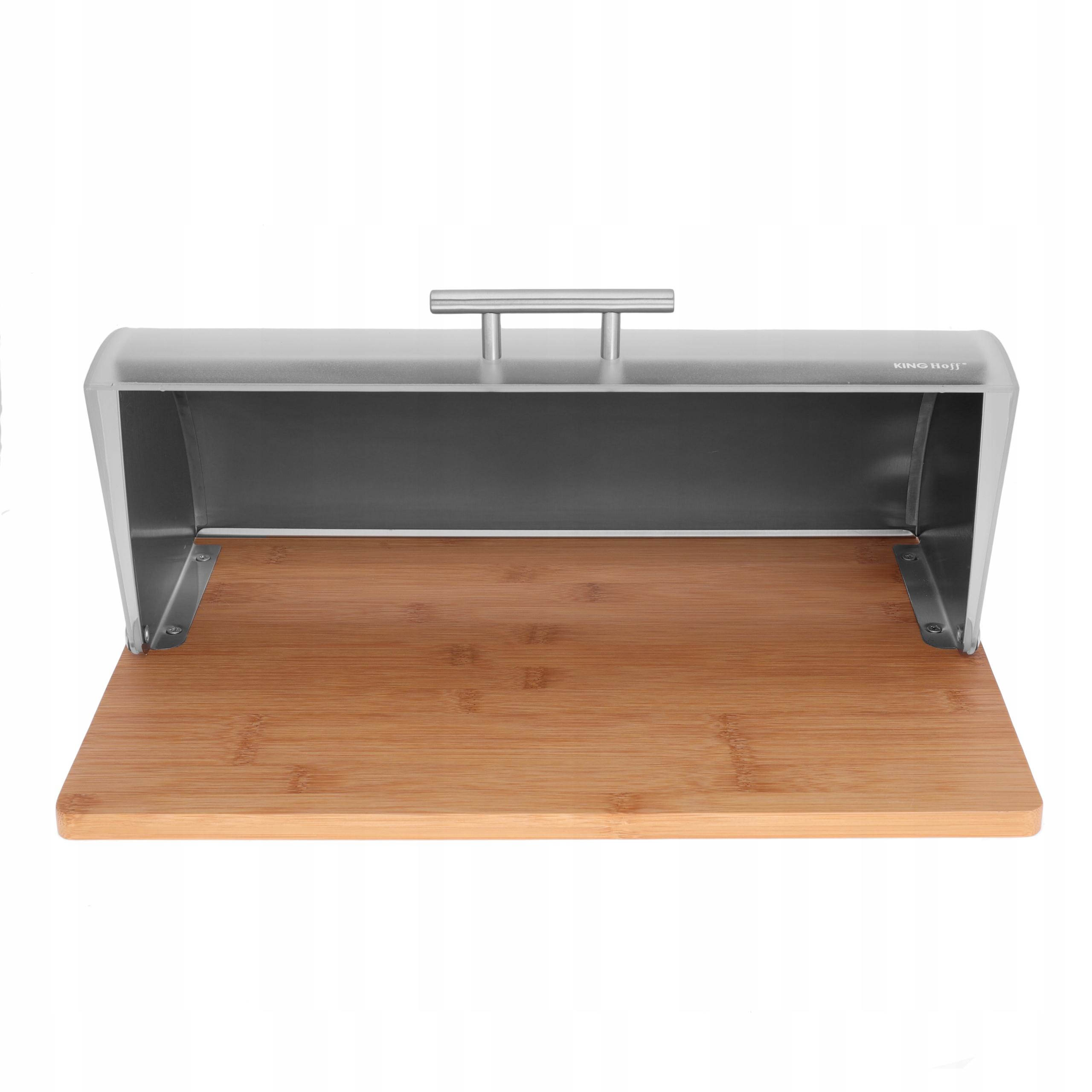 Chlebak drewniany przezroczysty pojemnik na pieczywo chrupkie deska Marka Kinghoff