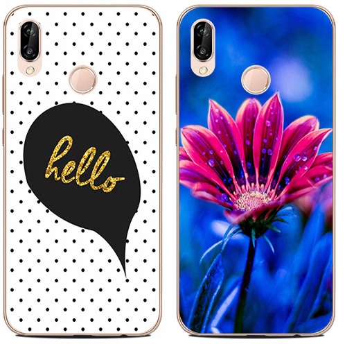 

2+1 Etui Silikon Foto Do Huawei P Smart 2019