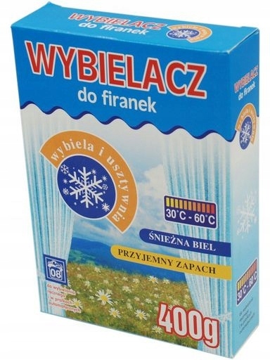 9 x Biel i Kolor bělidlo pro záclony 400 g