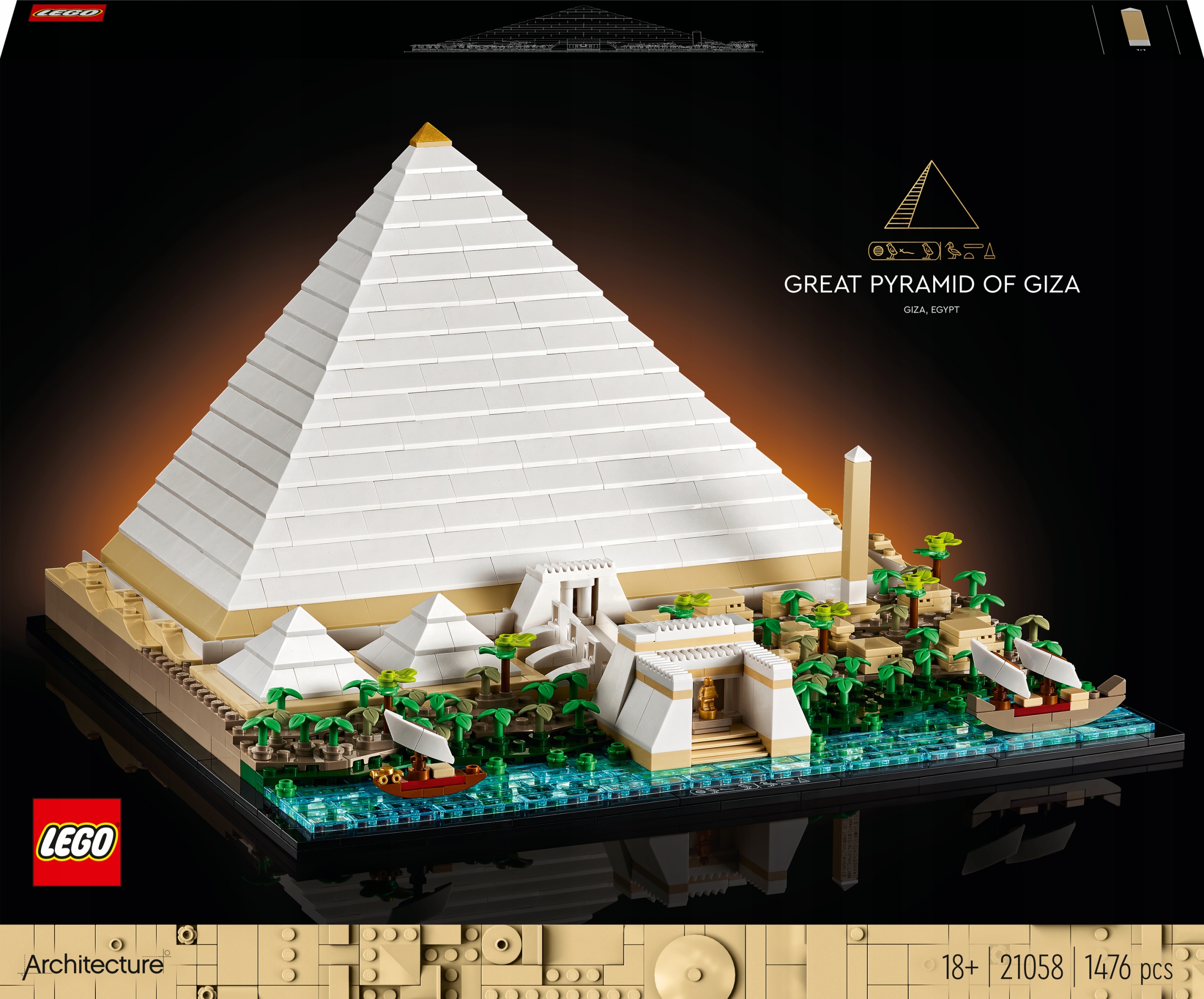 

Lego Architecture 21058 Piramida Cheopsa