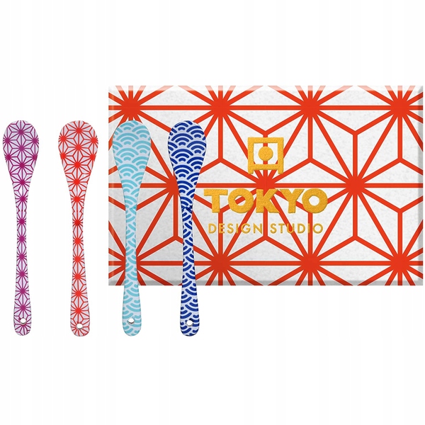 

Zestaw 4 łyżek do ramenu Chirirenge Gift Box Blue