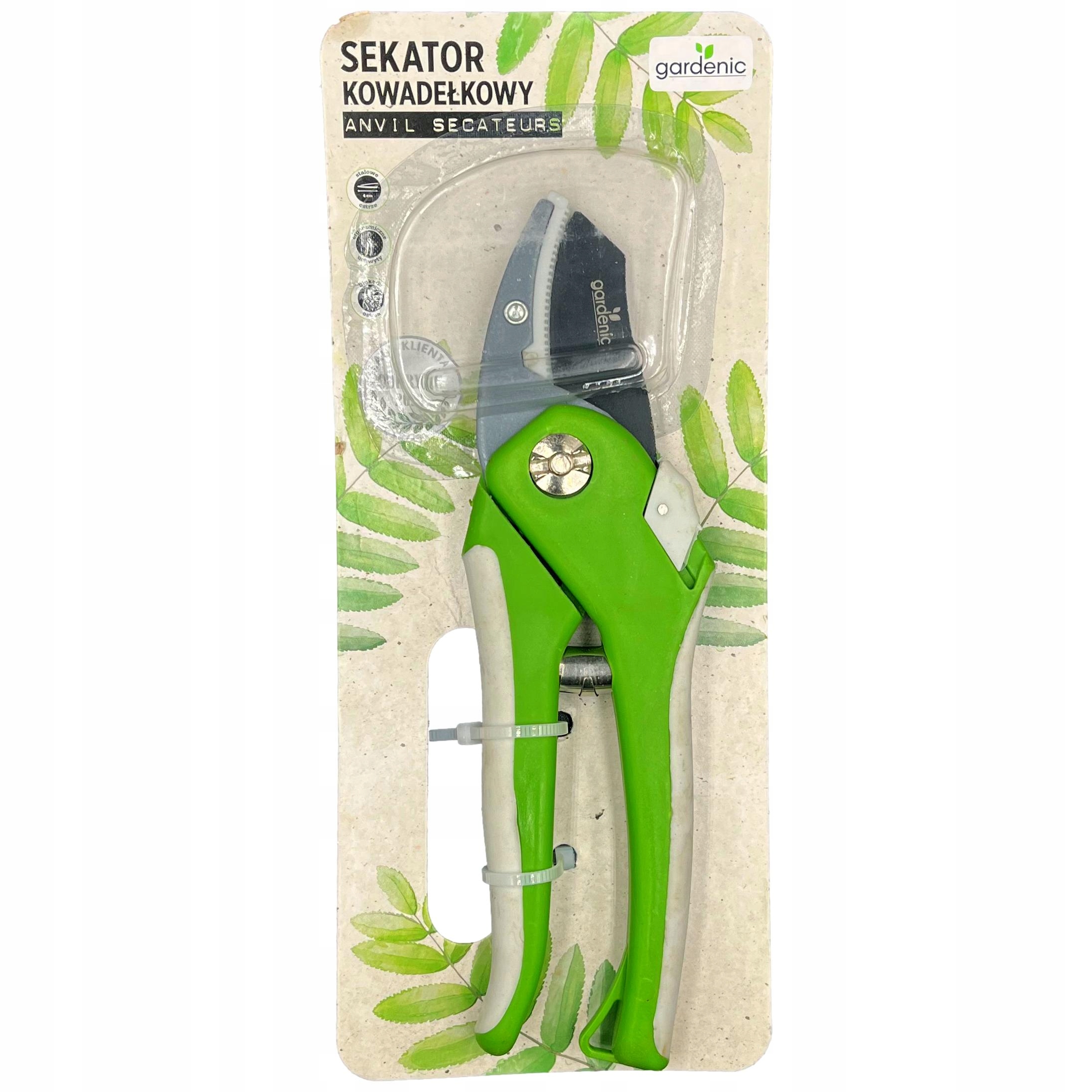 

Nożyce ręczne sekator Gardenic zielone 5,5x20 cm