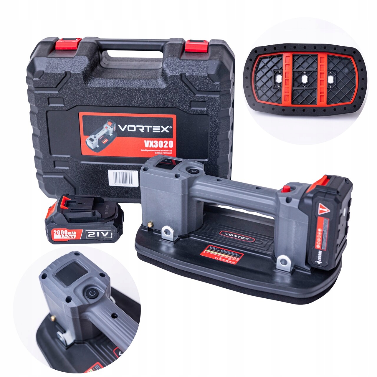 Přísavka Elektrický Vakuový Chapač 21V Pro Různé Povrchy 200 Kg