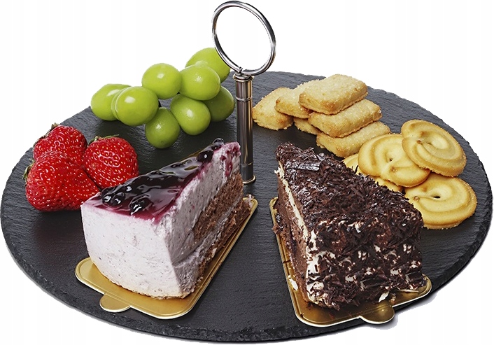 

Patera Stojak Na Ciasto Owoce Ser Łupek Kamienny