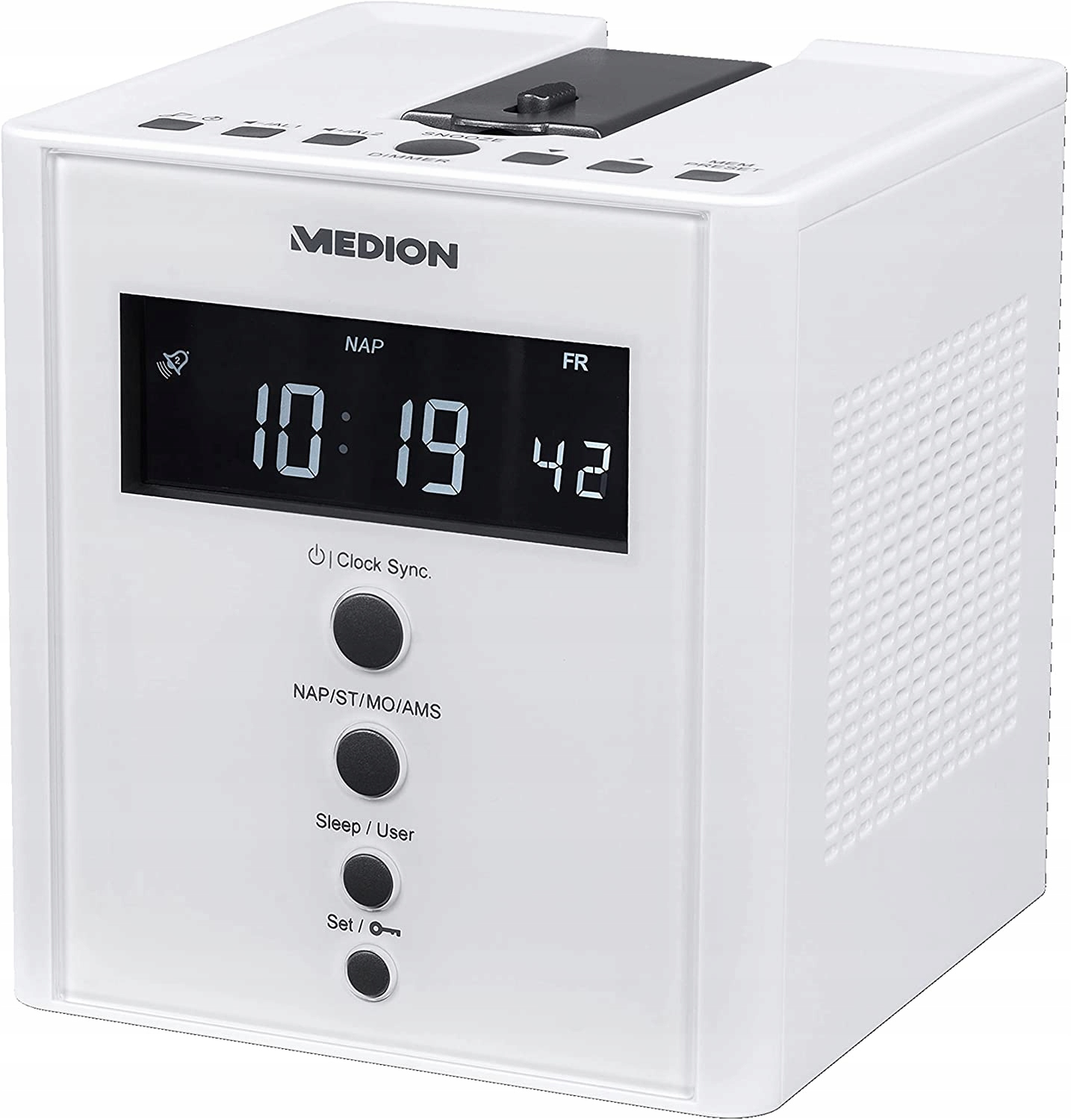 

Radiobudzik Z Projektorem Zegar Radio Alarm Fm Rds