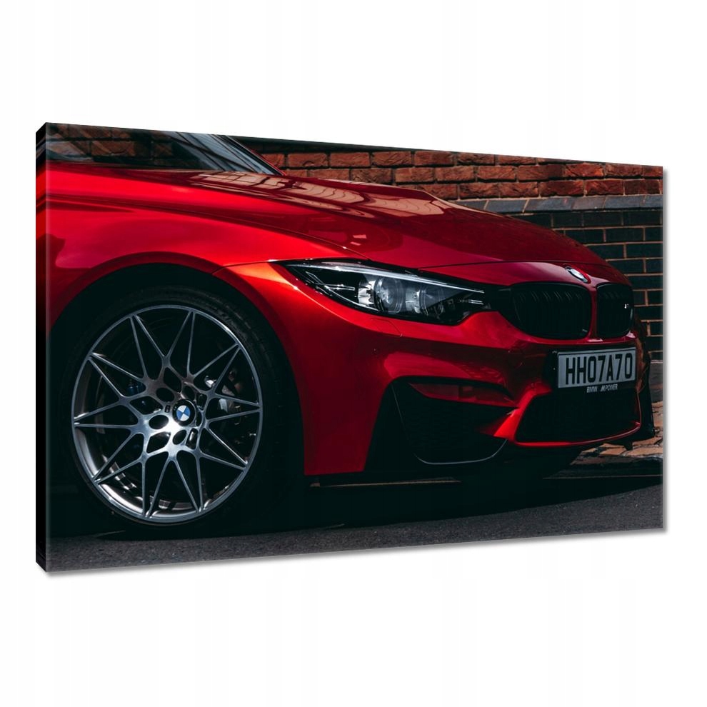 

Obrazy 90x60 Czerwone Bmw Samochód