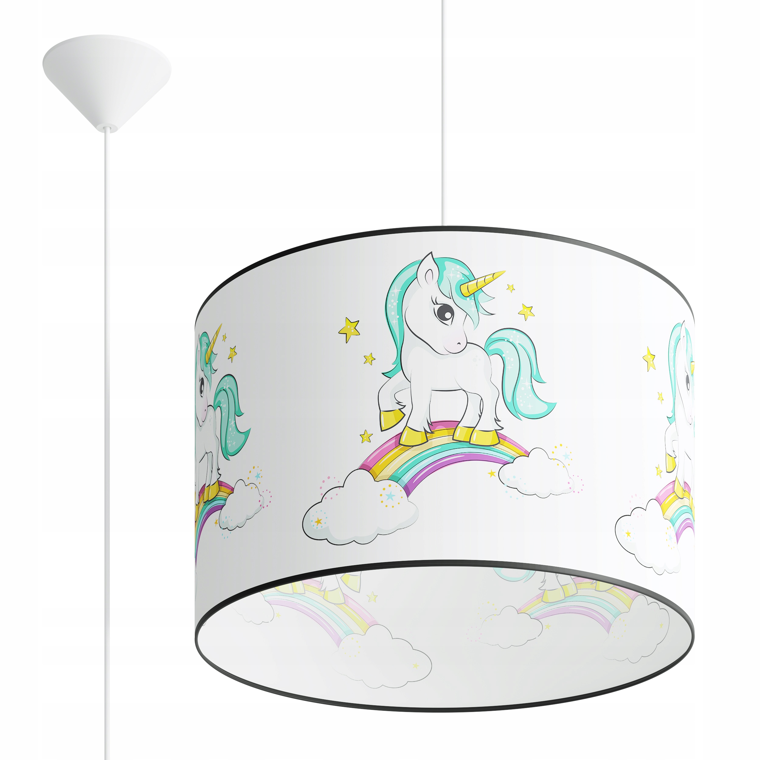 

Lampa wisząca Jednorożec 40 Pokój Dziewczynki Led