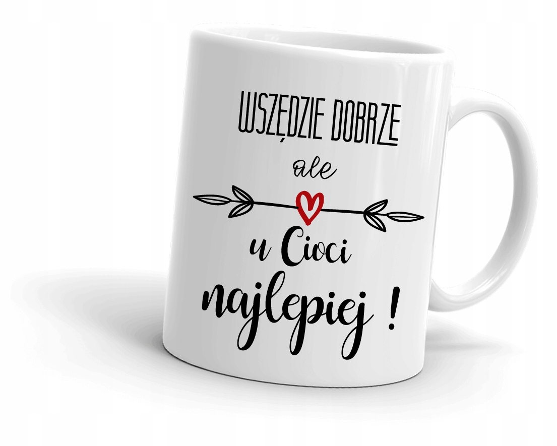 

Kubek dla Cioci Wszędzie dobrze, ale u Cioci