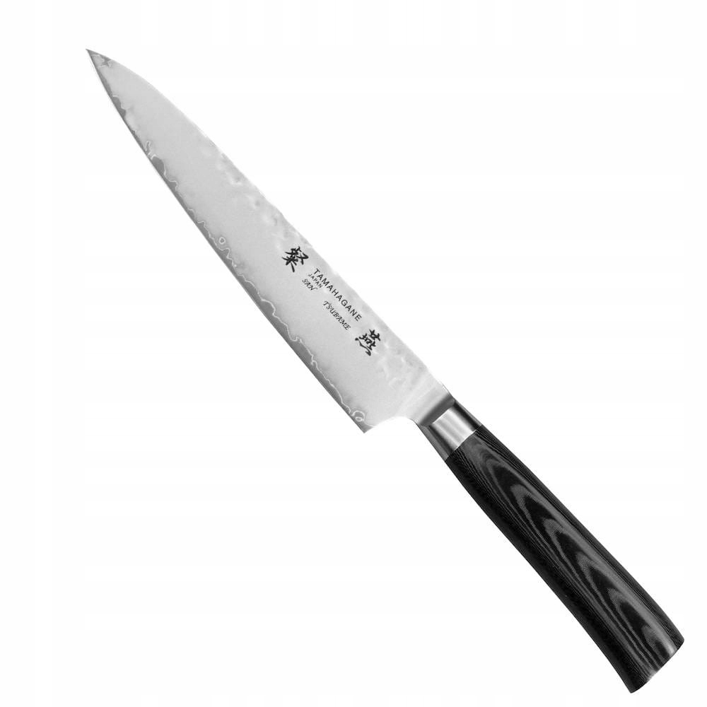 Tamahagane Tsubame Black VG-5 Japonský kuchynský nôž Univerzálny 61 Hrc 15 cm