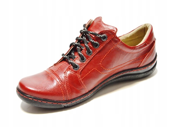 Piękne PÓŁBUTY BUTY Wiązane KLASYCZNE 501 NEW 35 Rozmiar 35