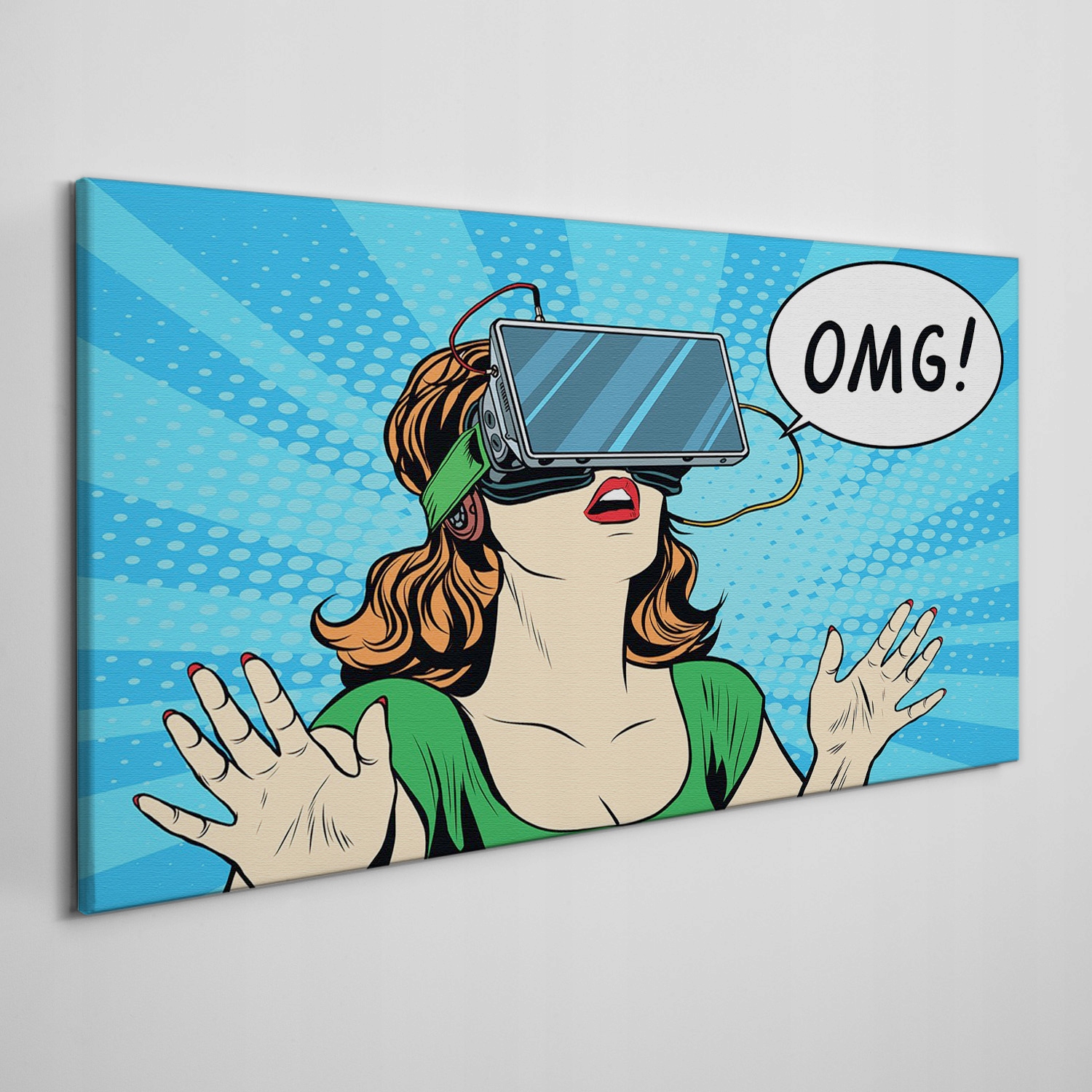

Nowoczesny obraz na płótnie Omg komiks 100x50 cm