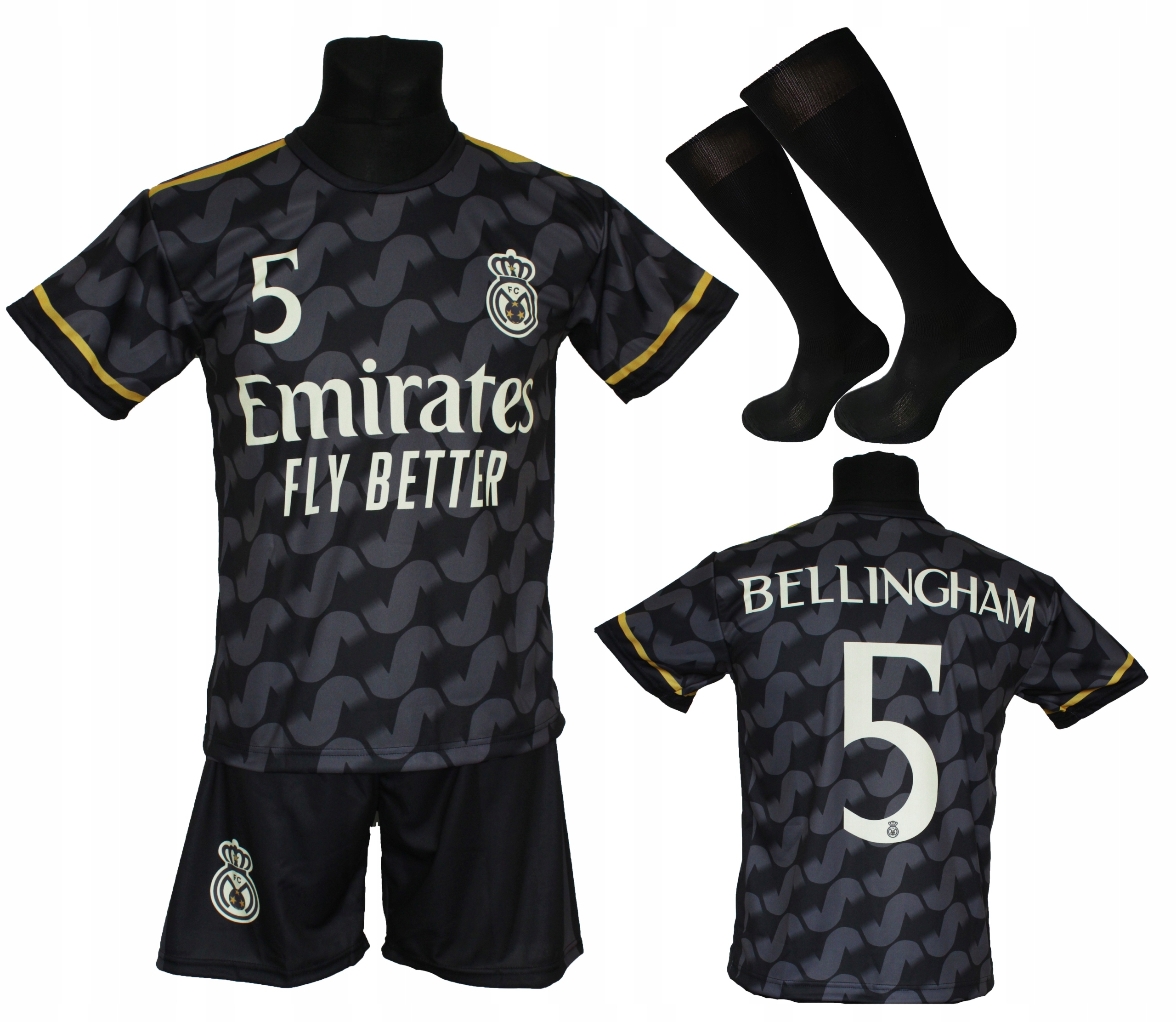 Bellingham komplet sportowy strój piłkarski Madryt Bg 134