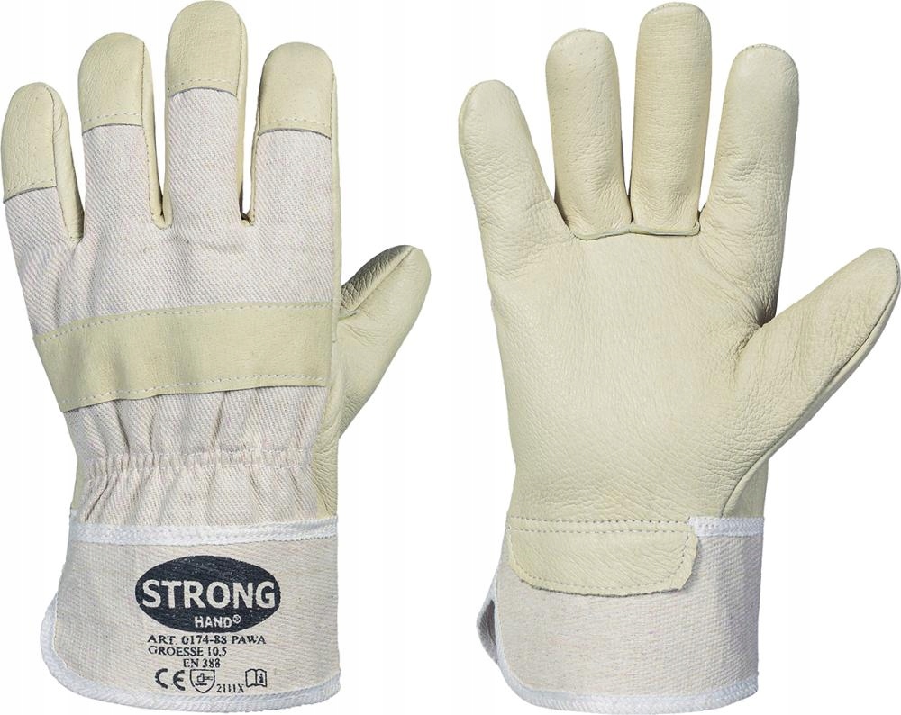Rukavice 88 Pawa s podšívkou z prasečí kůže, velikost 10