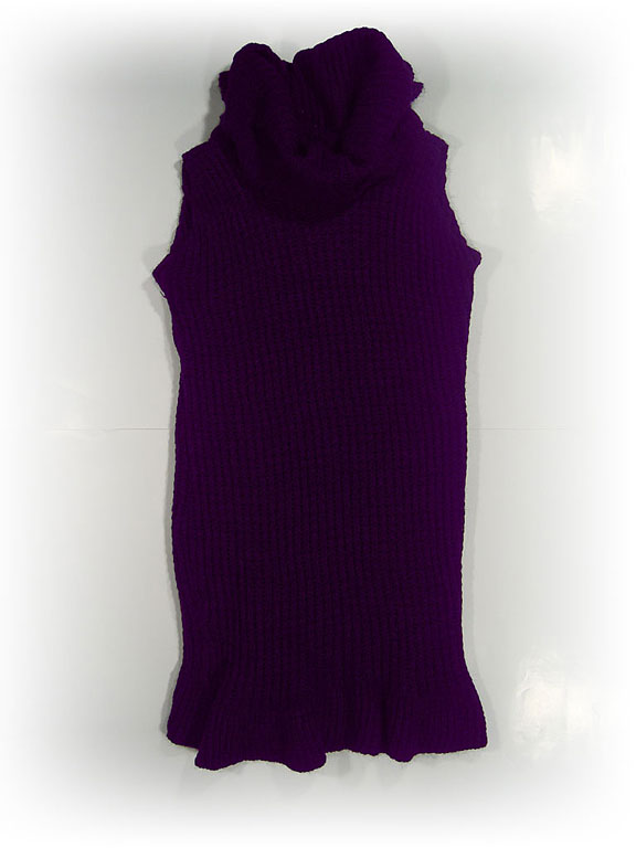 SUKIENKA WŁOSKA CIEPŁA TUNIKA SWETER GOLF SZALOWY Dekolt golf