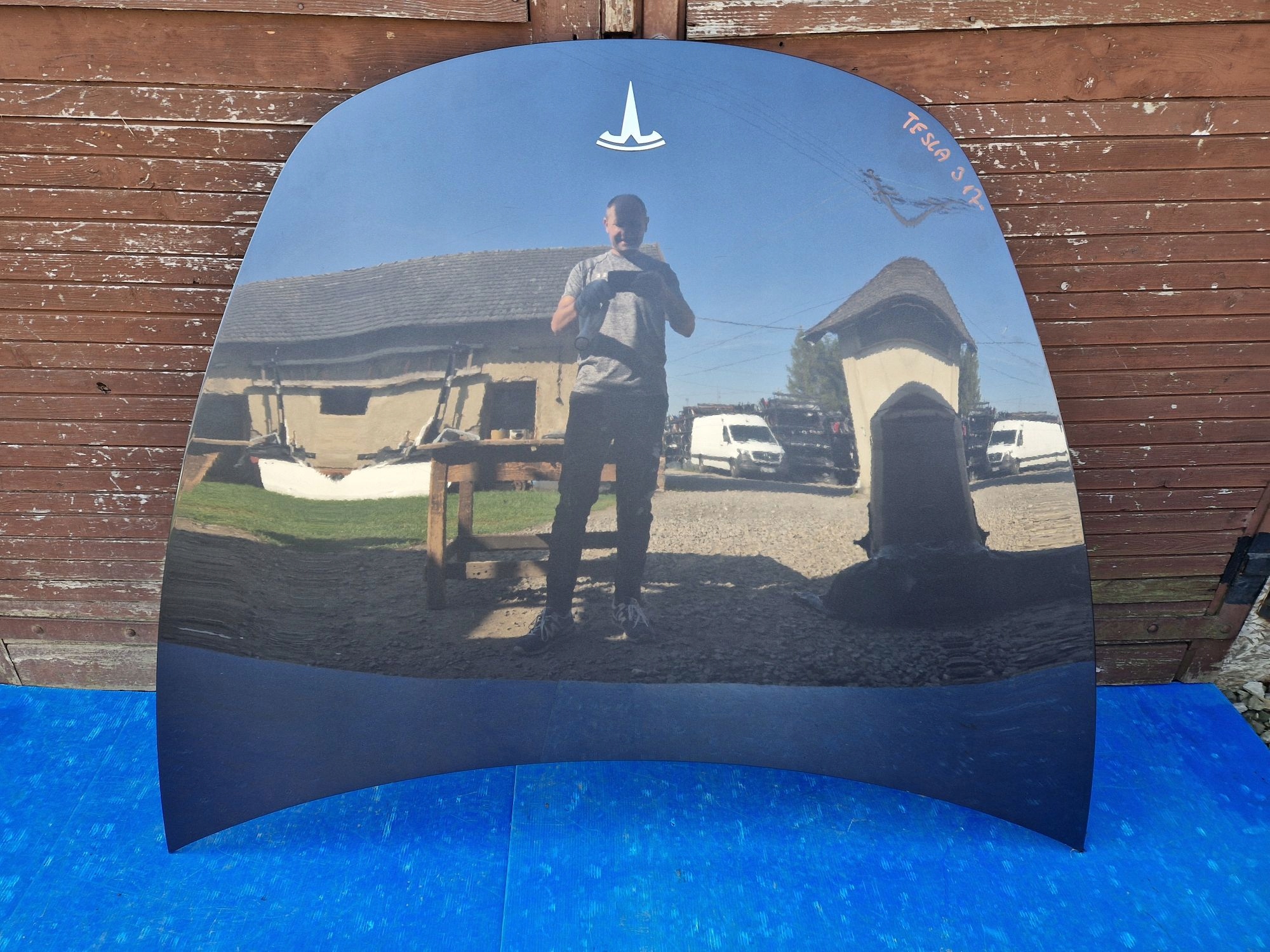 POKRYWA SILNIKA MASKA TESLA MODEL 3 2017R->