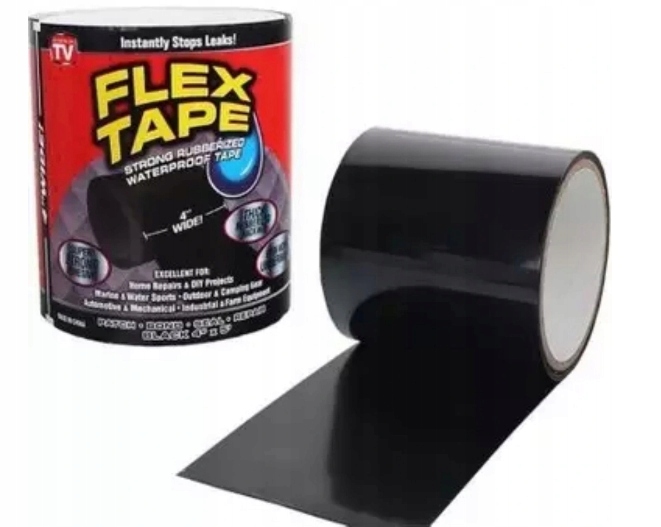 

Taśma naprawcza Flex Tape wodoodporna czarna Mocna