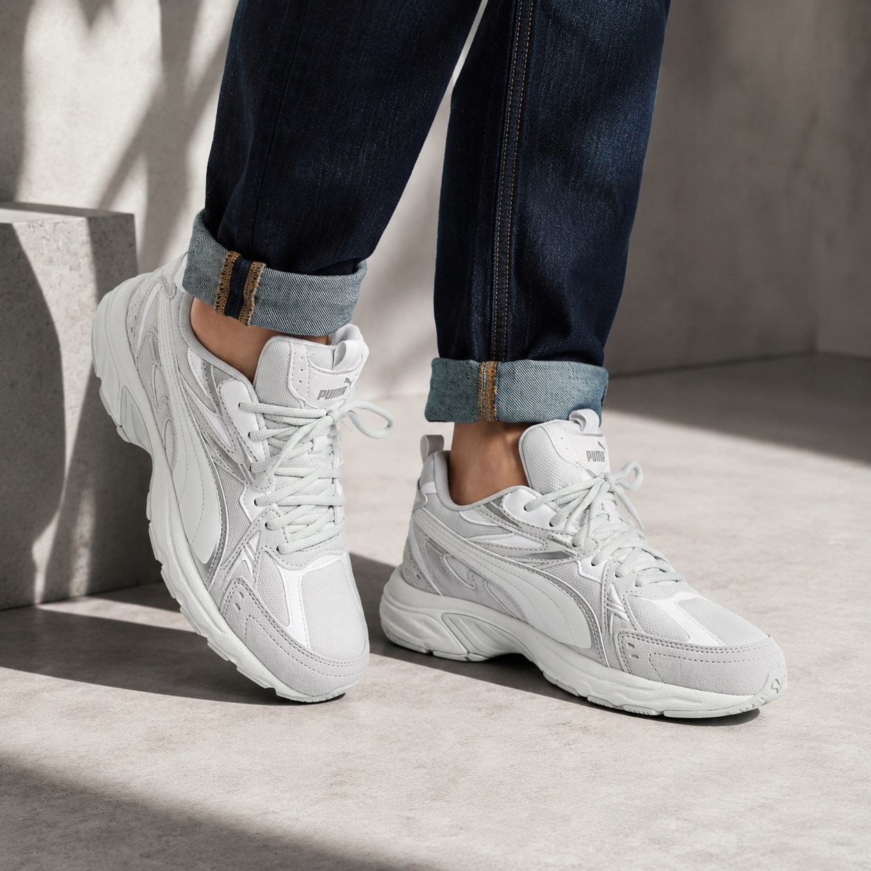 Puma Milenio Tech Suede Boty Komfortní Sportovní Tenisky Každodenní 46