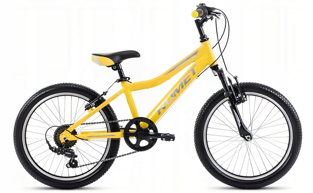 ВЕЛОСИПЕД ROMET RAMBLER KID 2 20 ДЮЙМОВ РАМА 10 ДИТЯЧА КОЛЕКЦІЯ 2024 ЖОВТИЙ