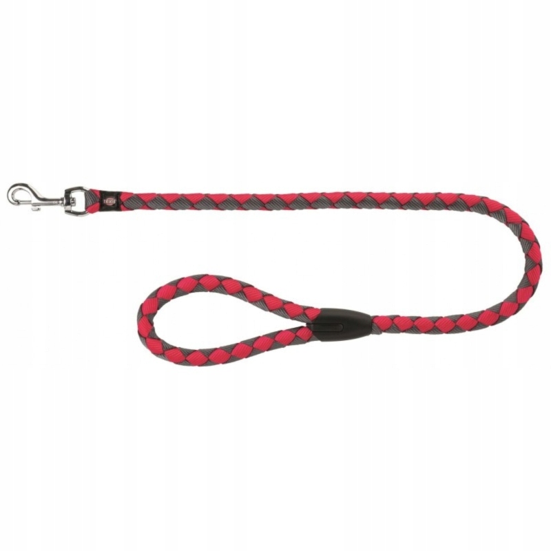 

Trixie Smycz pleciona Cavo fuksja-grafit 1m/12mm