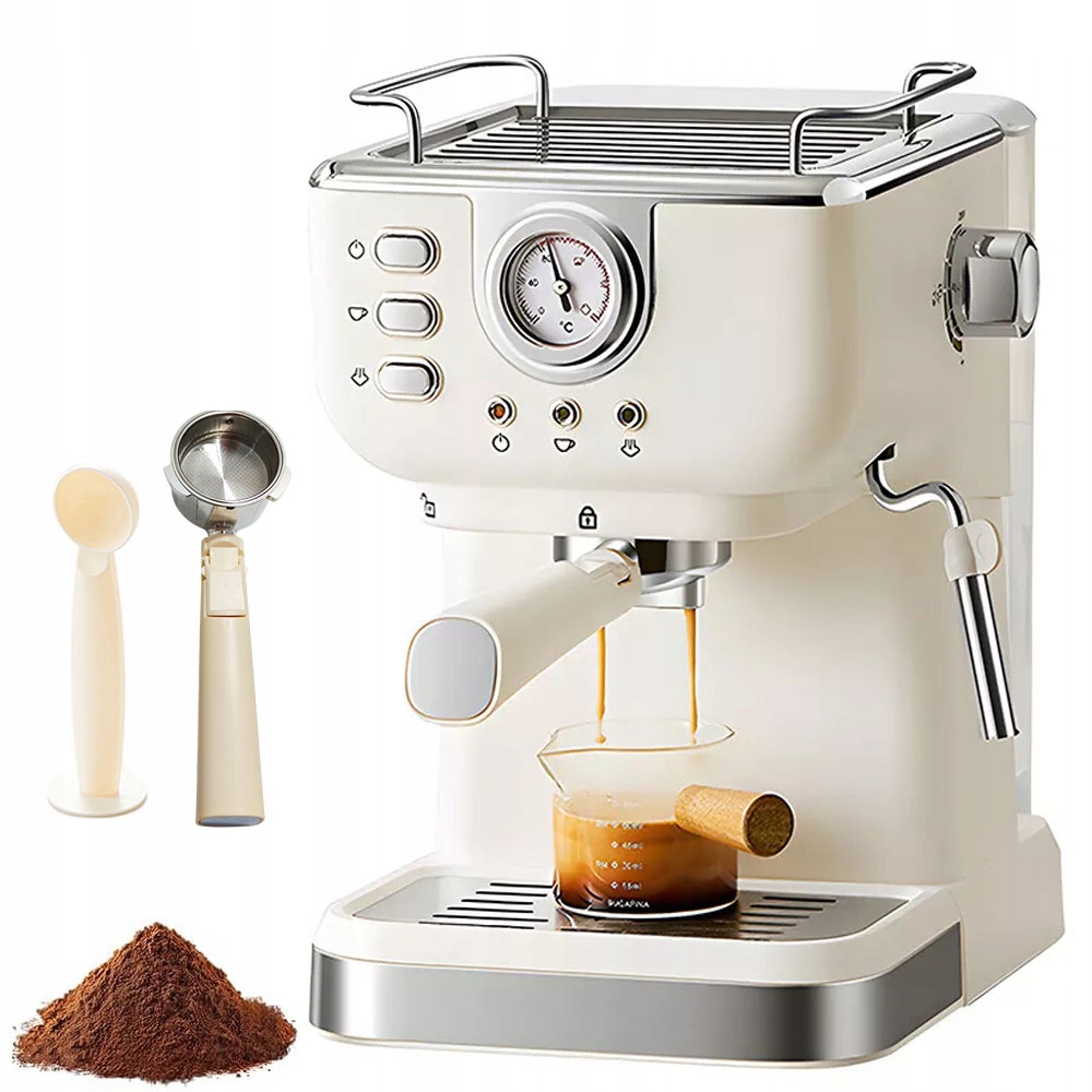 Espresso Kávovar Cappuccino Extrakce Při Konstantní Teplotě 92°C