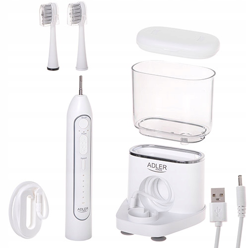 Szczoteczka soniczna z irygatorem 2w1 AD 2180 White - Komfort i Higiena