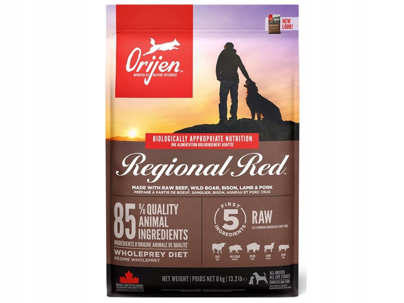 Karma dla psa Orijen Regional Red 6 kg