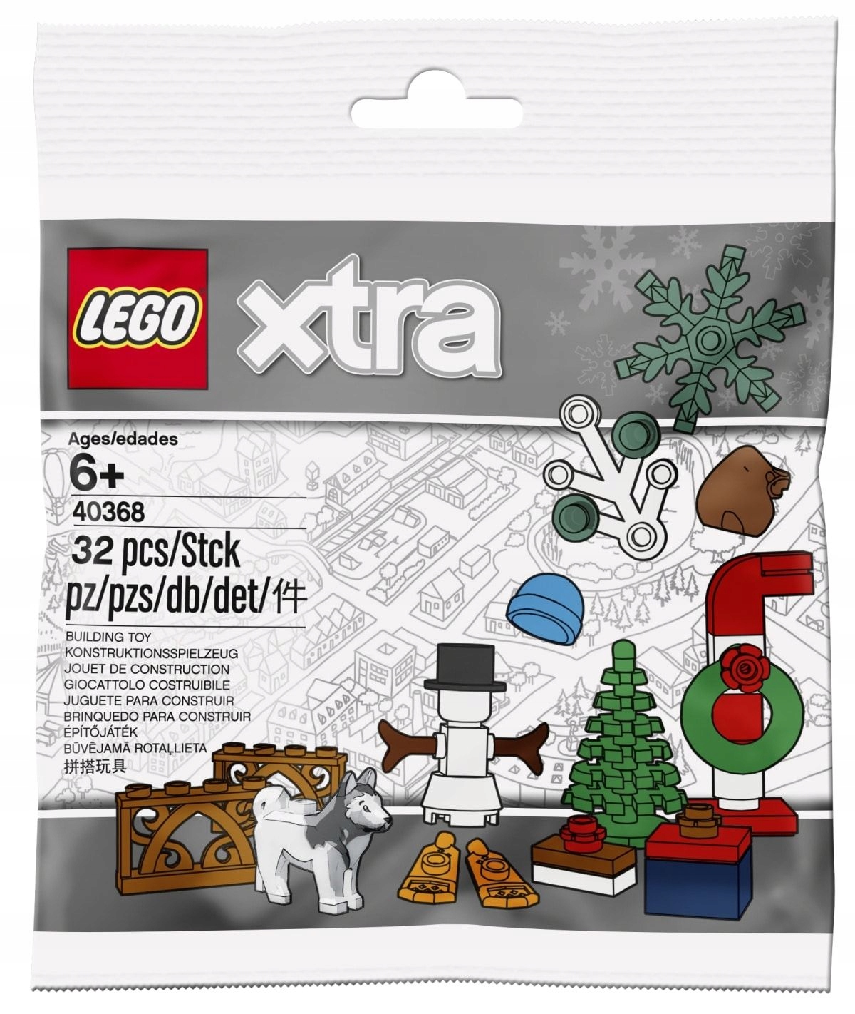 LEGO 40368 xtra Świąteczne akcesoria Klocki NOWE Marka LEGO