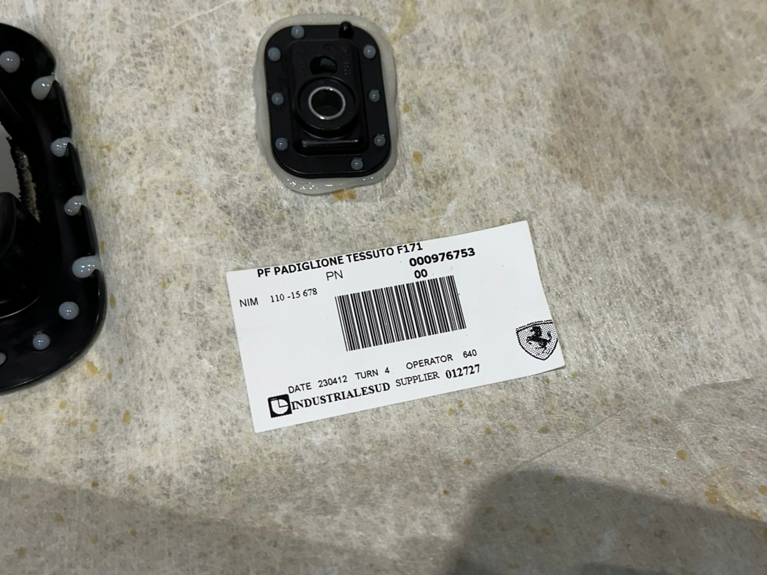 FERRARI 296 GTB Dachhimmel Dachverkleidung panel Blende Abdeckung Leder dach 976753