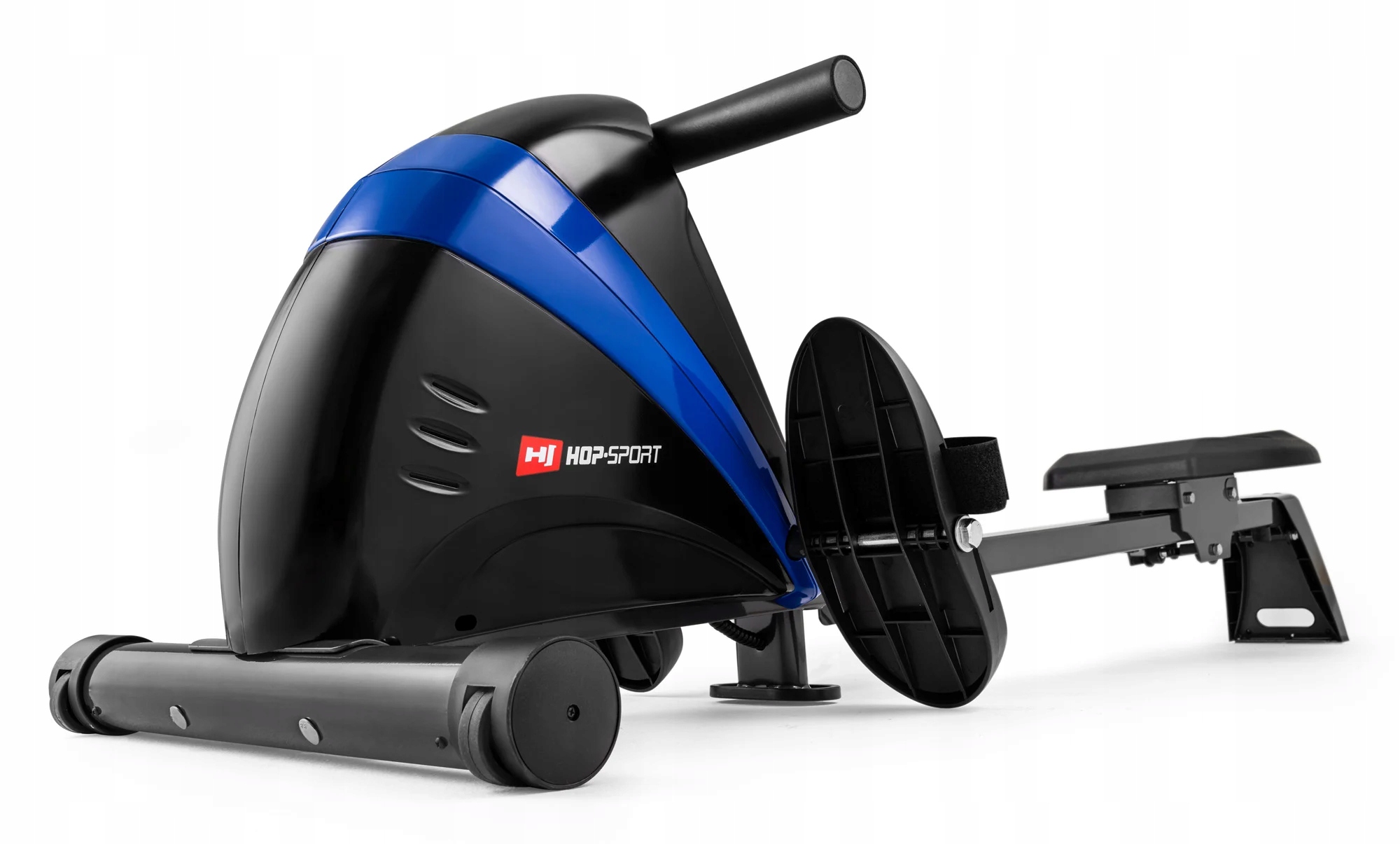 Veslovací trenažér magnetický skládací Hop Sport Boost modrý