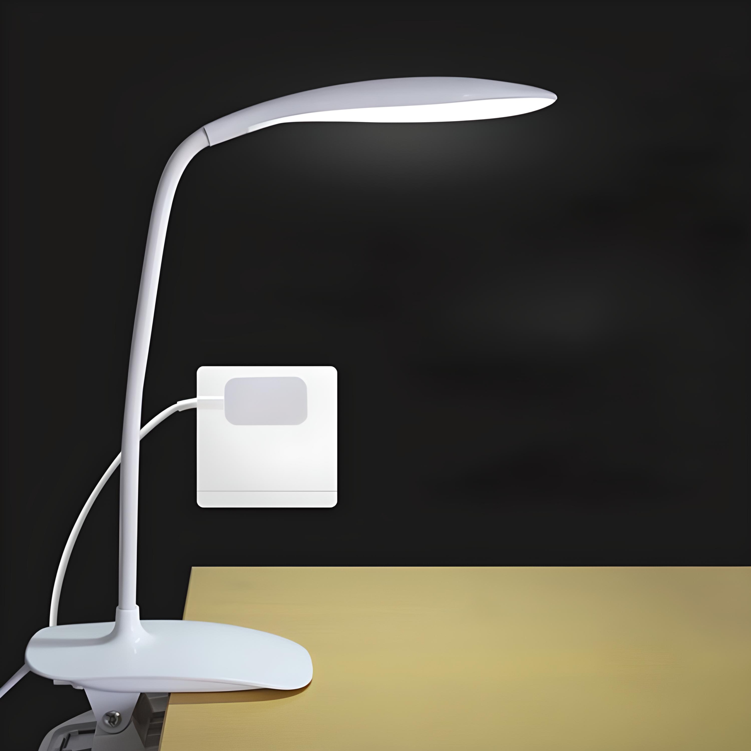 LAMPKA BIURKOWA SZKOLNA DOTYKOWA LED USB KLIPS Marka Retoo