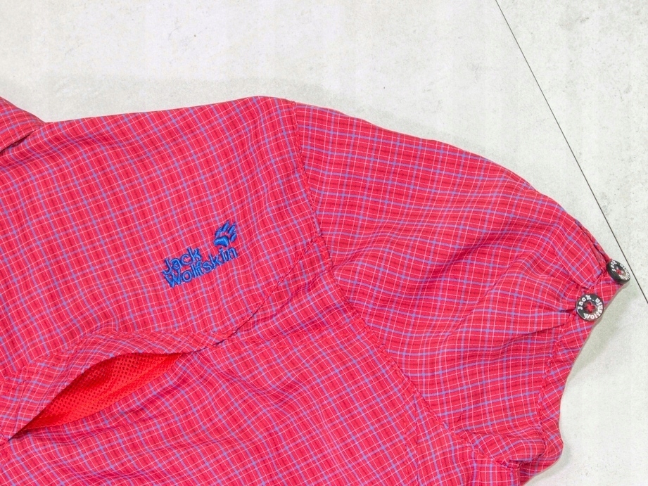 JACK WOLFSKIN QMC UV SHIELD SZYBKOSCHNĄCA GÓRY 40 Wzór dominujący kratka