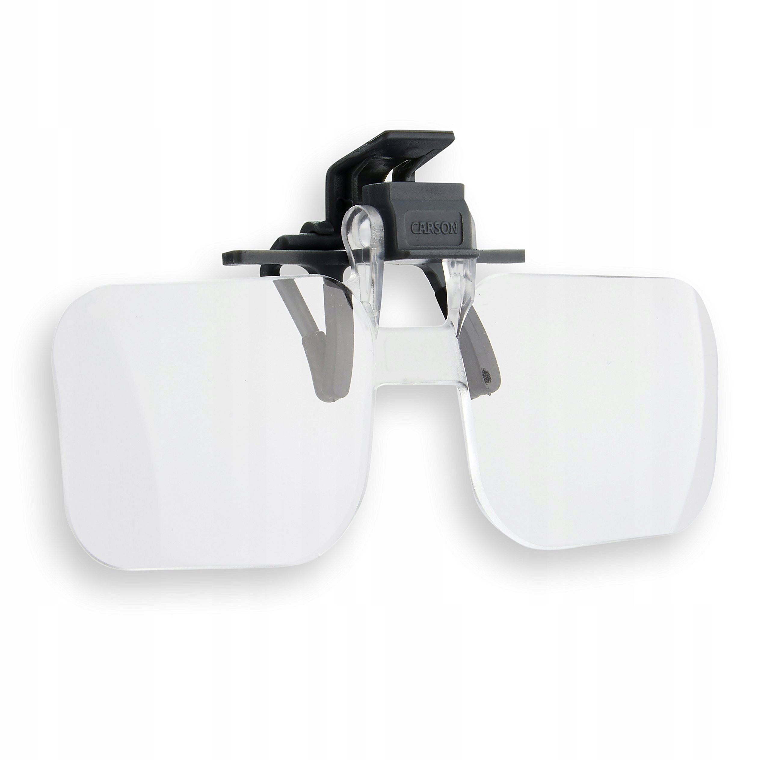 Carson OD-14 Clip and Flip Hands-Free 2x (+4.00) Magnifying Lenses, Grey