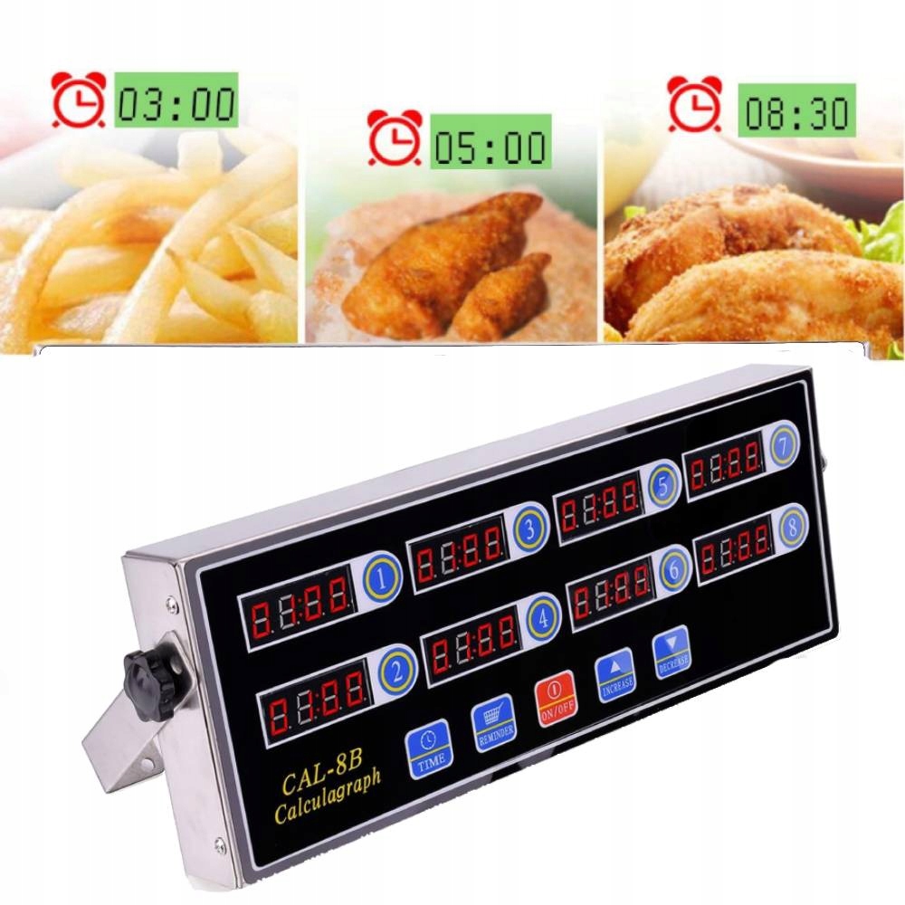 Minutnik Kuchenny Timer Czasomierz Cyfrowy Na Stoper Timer LCD Led