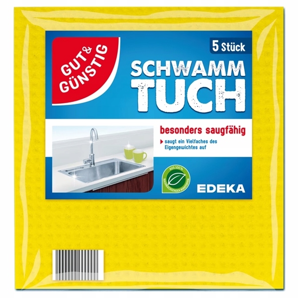

Gg Ścierki Gąbczaste Grube Chłonne 5SZT De
