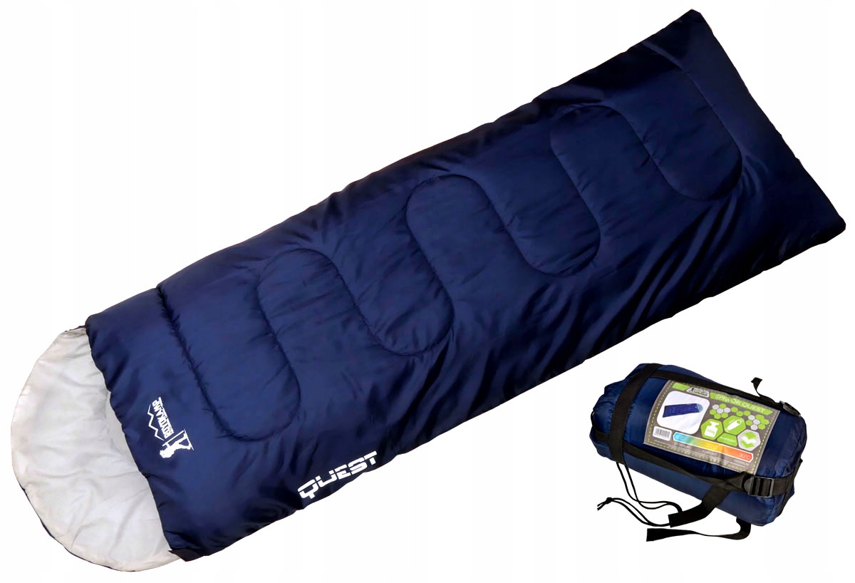 ŚPIWÓR CIEPŁY KOŁDRA 210CM 2w1 210X70 POKROWIEC
