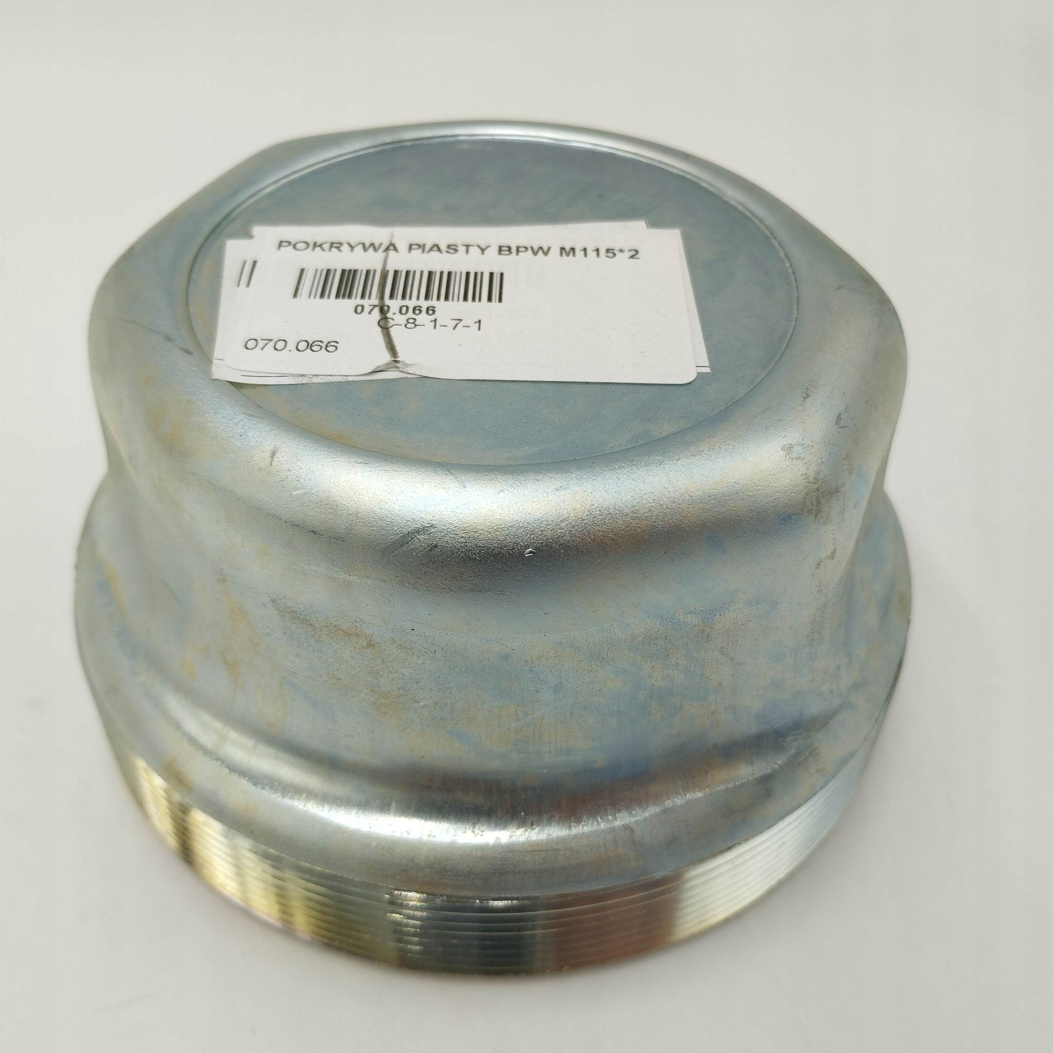 POKRYWA OSLONA KOLPAK PIASTY BPW M115*2