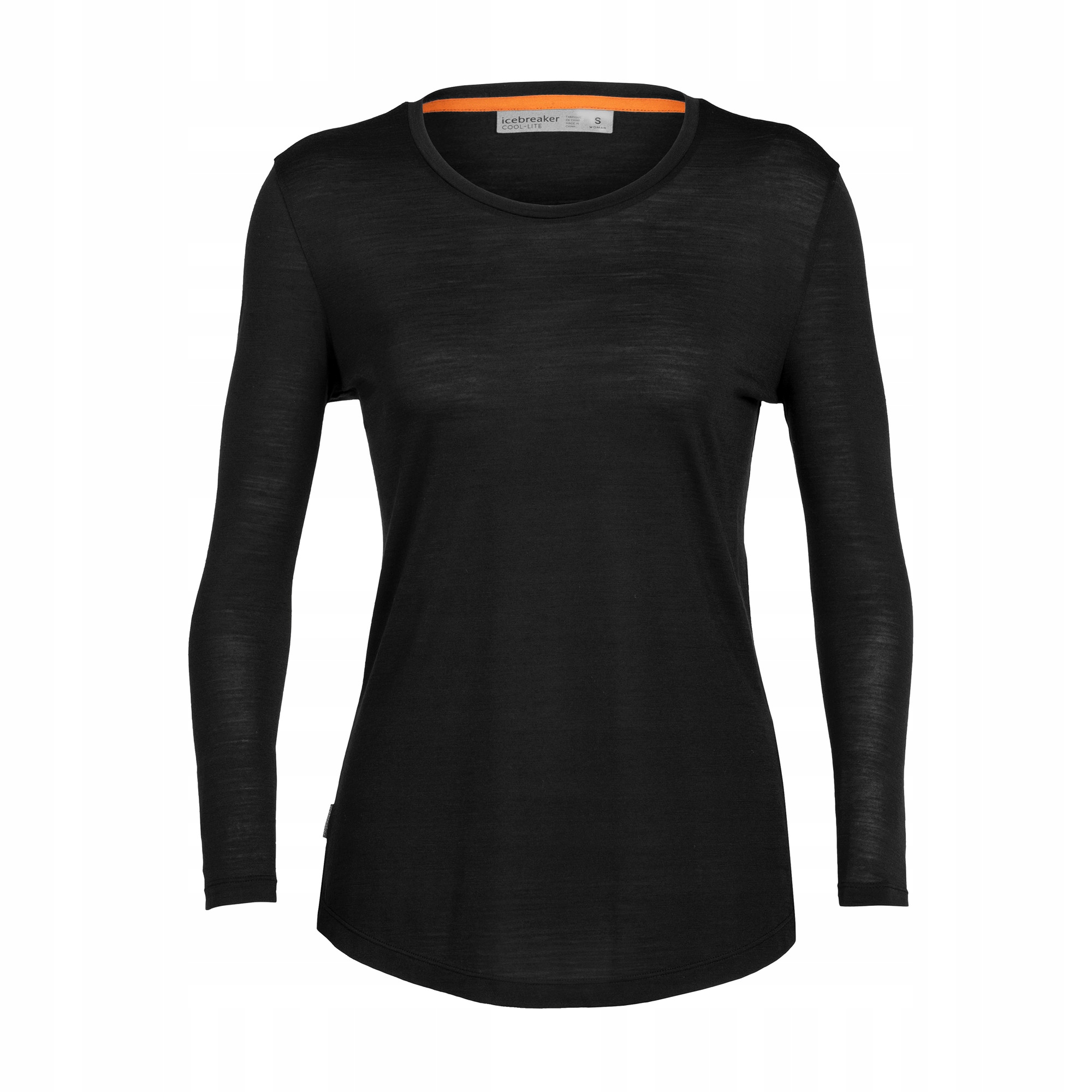 Koszulka trekkingowa damska icebreaker Sphere II czarna IB0A56EJ0011 S