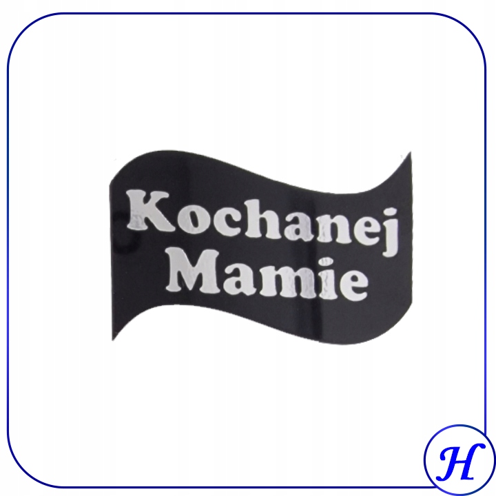 

Grawer na znicz Kochanej Mamie kolor srebrny