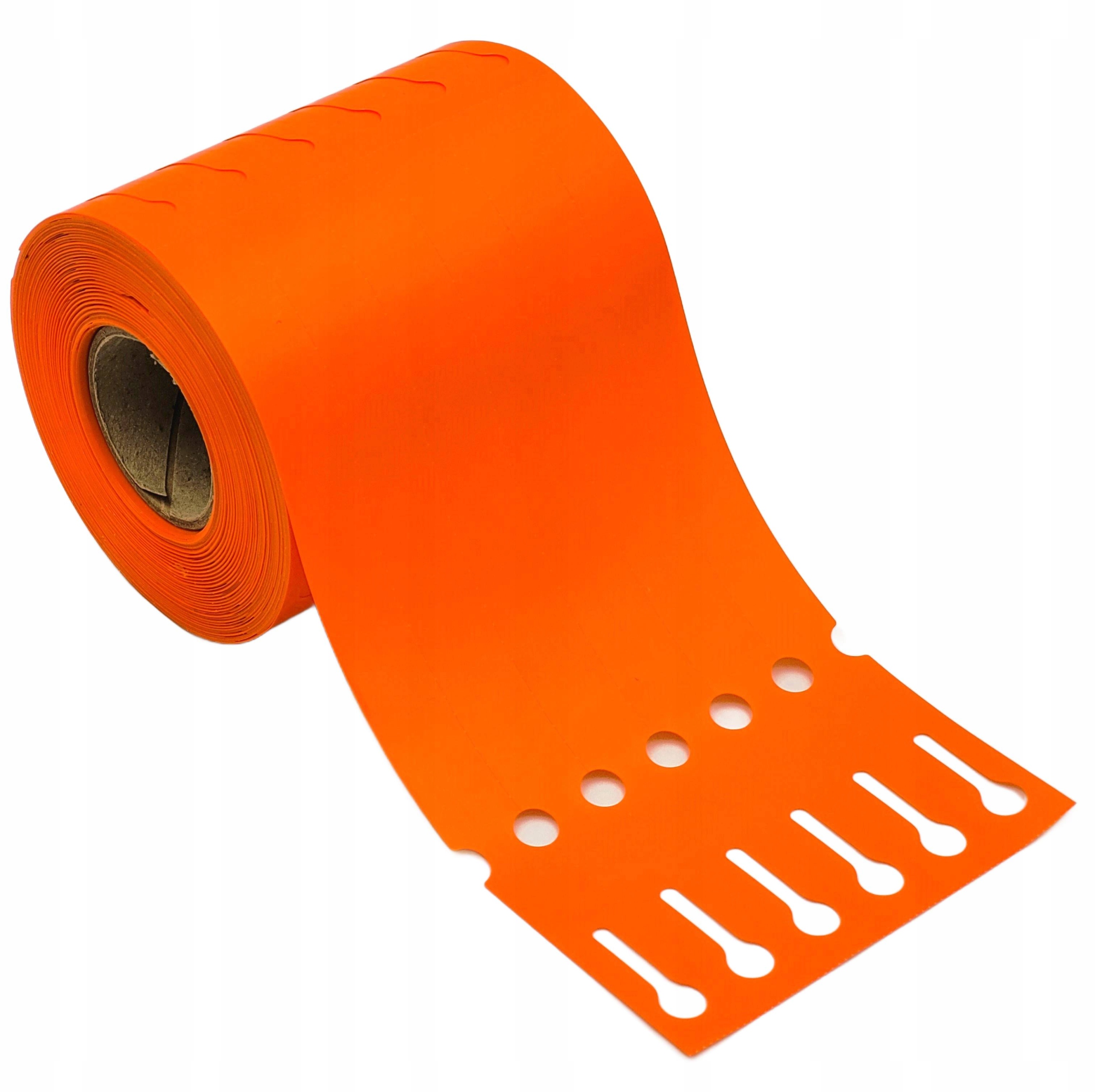 Smyčkové zahradnické sadové etikety Oranžové 200 mm x 17 mm (17 x 200)