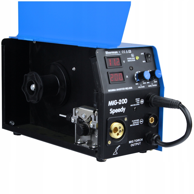 Spawarka MIGOMAT MIG 200 SPEEDY MMA 200A SHERMAN Metody spawania MIG/MAG MMA