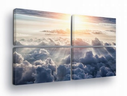 Obraz 120x80 Nebo mraky slnko pohľad na polypy príroda pokoj sen