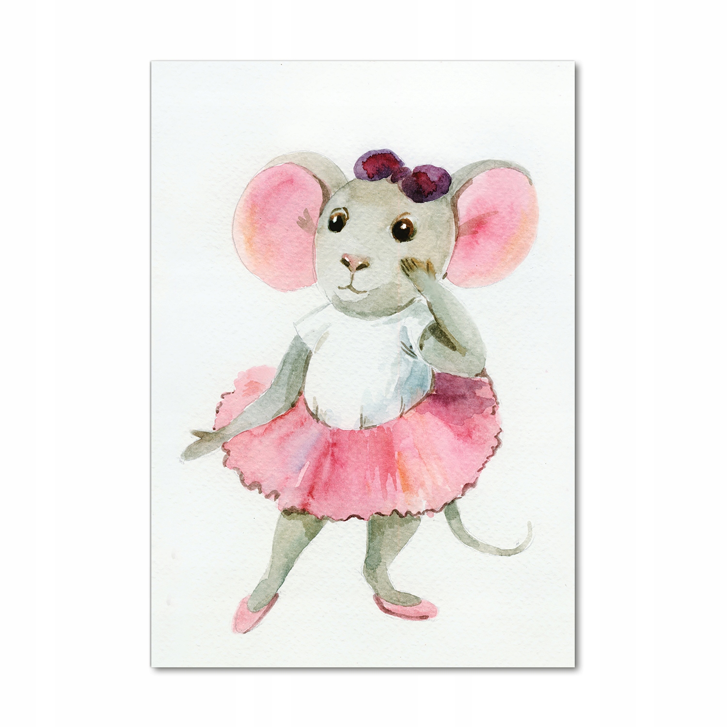 

Foto obraz zdjęcie na szkle Mysz baletnica 70x100