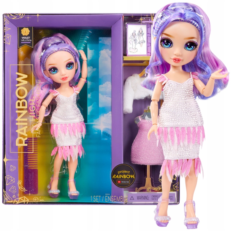 RAINBOW HIGH FANTASTIC FASHION VIOLET WILLOW 4+