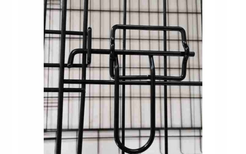 DUŻA KLATKA METALOWA KOJEC DLA PSÓW PSA 108x70x77 Wysokość 77 cm