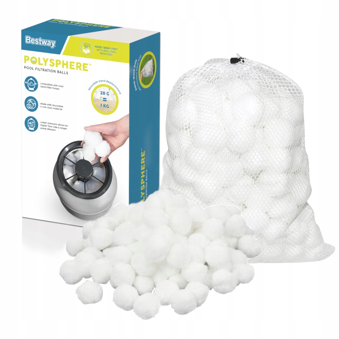BESTWAY 58475 POLYSPHERE ПЕСОЧНЫЙ НАСОС КАРТРИДЖ ФИЛЬТР ШАРЫ ФИЛЬТР