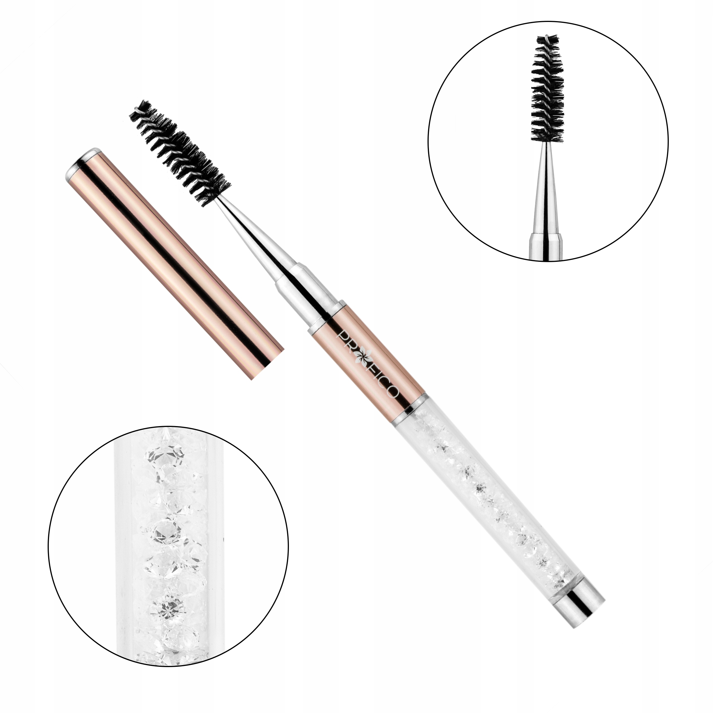 

Szczoteczka do rozczesywania rzęs i czesania brwi