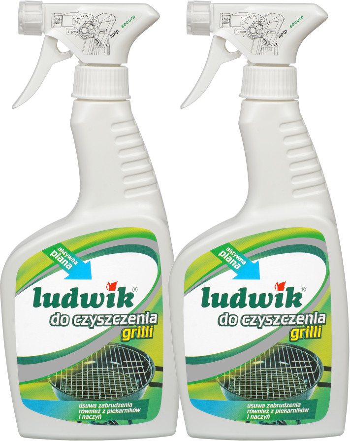 

Ludwik Płyn do Czyszczenia Grill Piekarnik 2x500ml