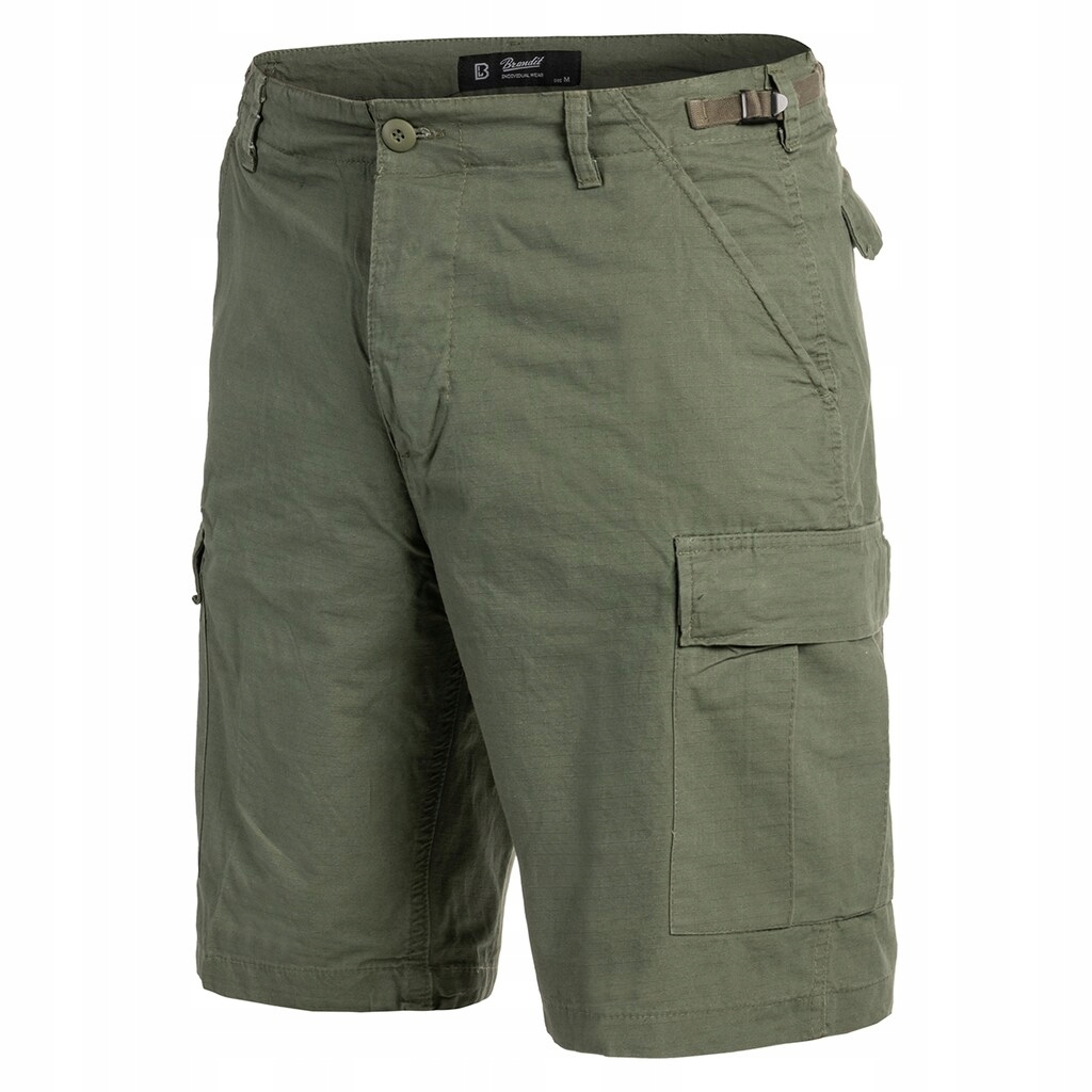 Pánské kraťasy kapsáče vojenské šortky Brandit Bdu Rip-Stop Olive 3XL