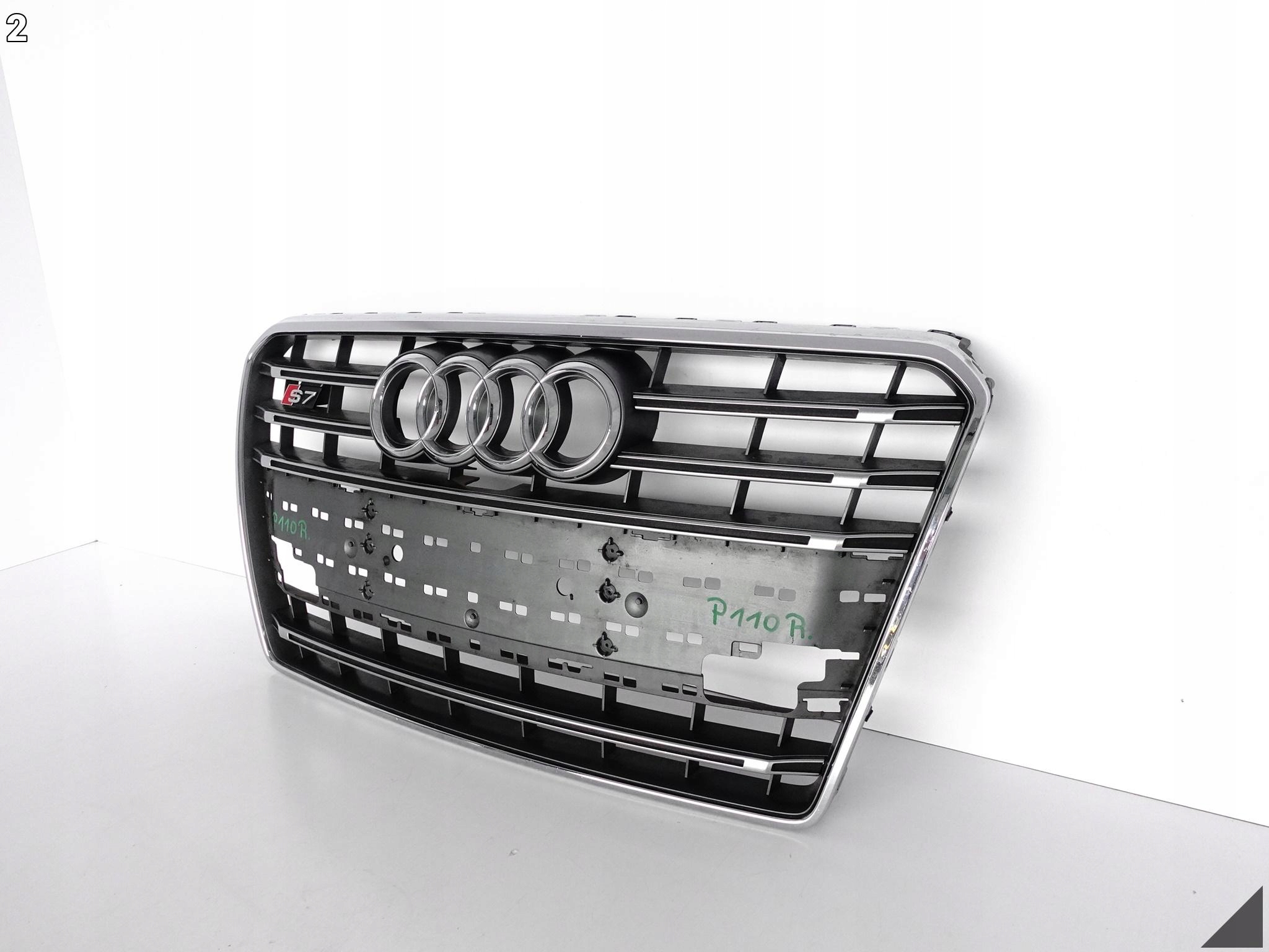 AUDI S7 4G8 C7 10-14 ZDERZAK GRILL ATRAPA CHROM PRZÓD Producent części Audi OE